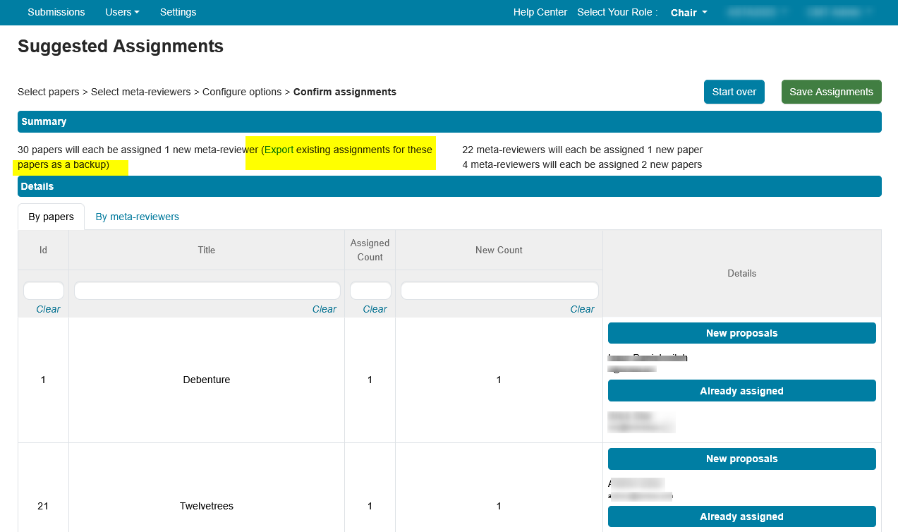 Auto Assign Meta-Reviewers