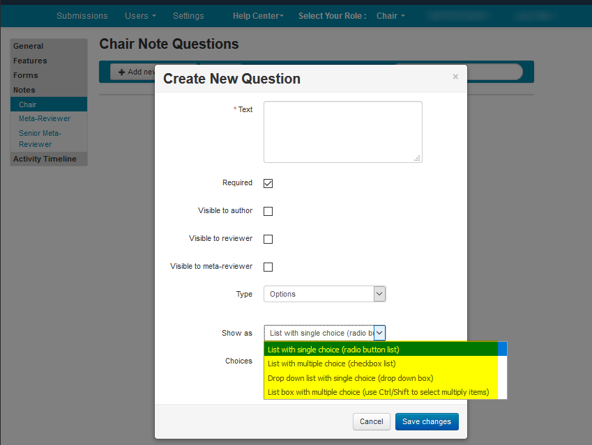 CHAIR HOW-TO: Chair Note  Microsoft Conference Management Toolkit