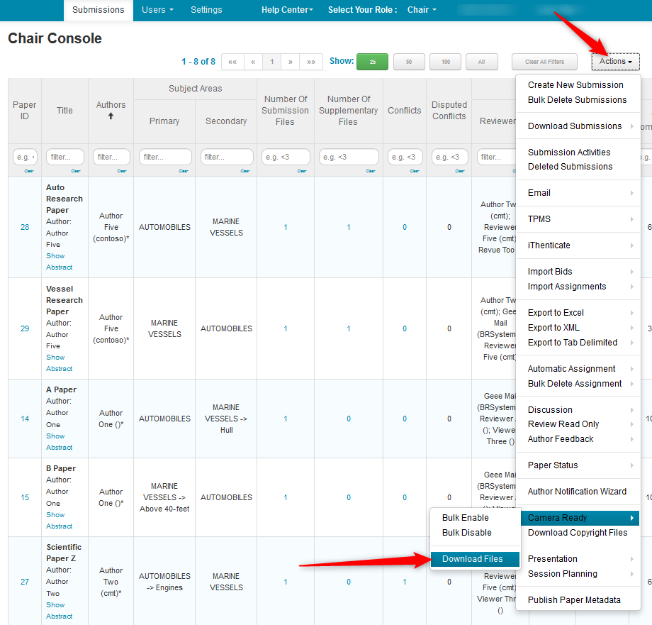 CHAIR-HOW-TO: Download Files  Microsoft Conference Management Toolkit  Documentation