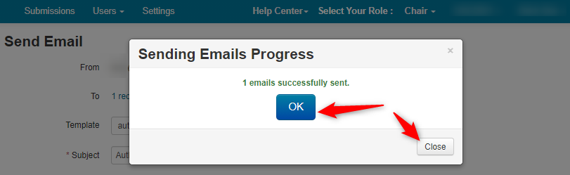 Email Individual User