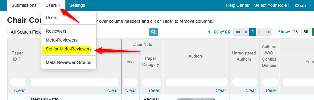 Import Senior Meta-Reviewers