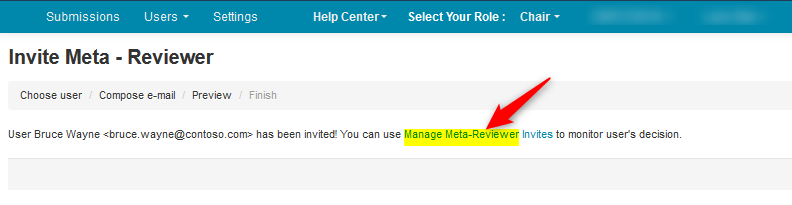 Invite Meta-Reviewers