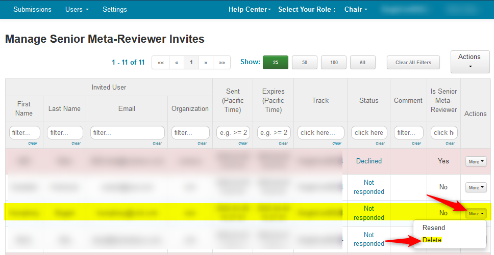 Invite Senior Meta-Reviewers