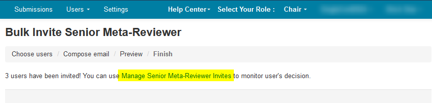 Invite Senior Meta-Reviewers