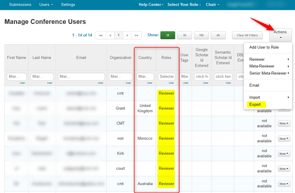 CHAIR HOW-TO: Manage Tracks  Microsoft Conference Management