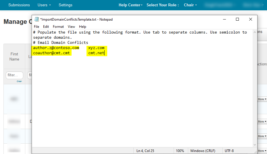 CHAIR HOW-TO: Manage Tracks  Microsoft Conference Management Toolkit  Documentation