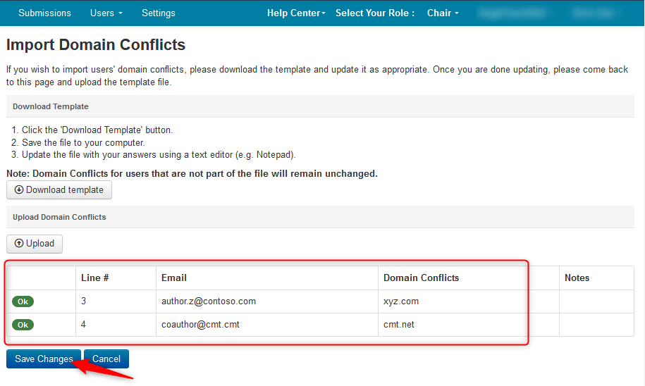 CHAIR HOW-TO: Manage Tracks  Microsoft Conference Management Toolkit  Documentation