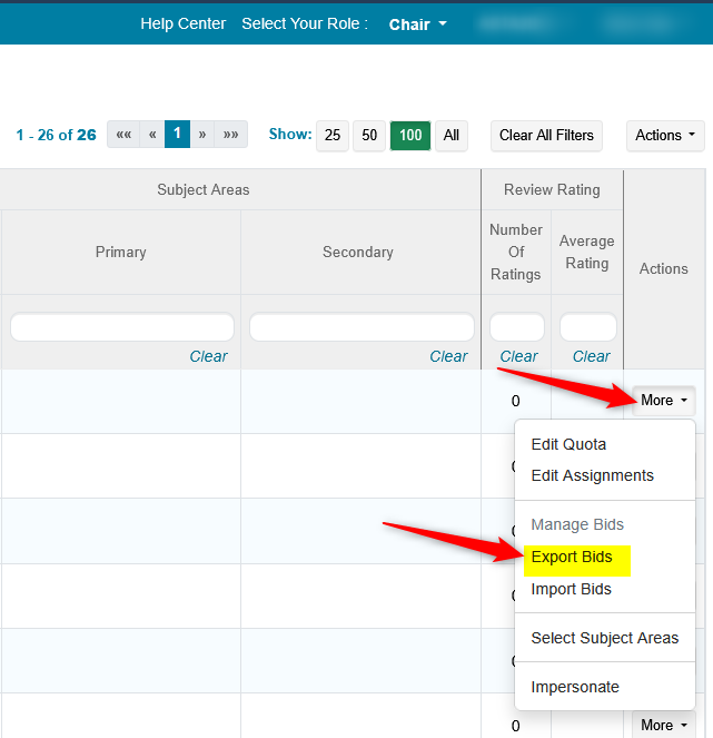 Manage Reviewer Bidding
