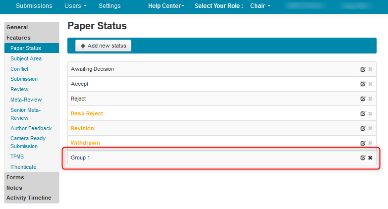 CHAIR HOW-TO: Manage Tracks  Microsoft Conference Management