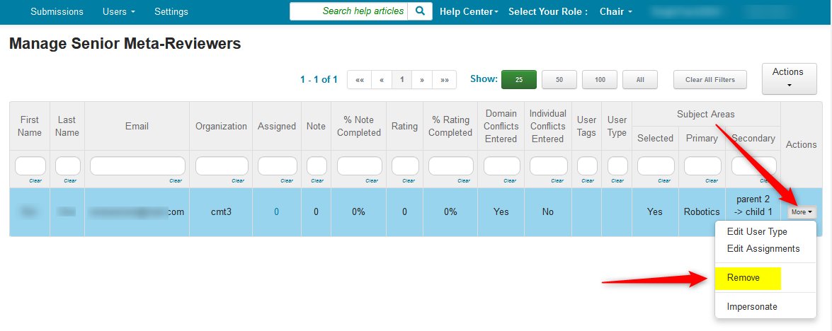 Remove Senior Meta-Reviewers