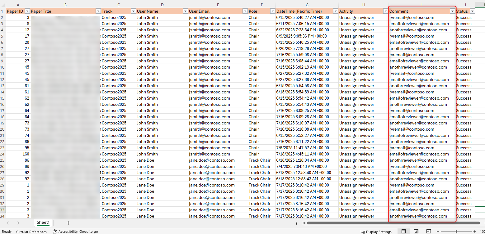 Restore Deleted Assignments
