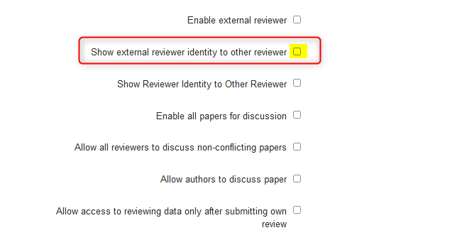 Review Settings