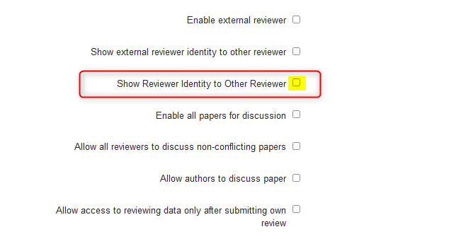 Review Settings