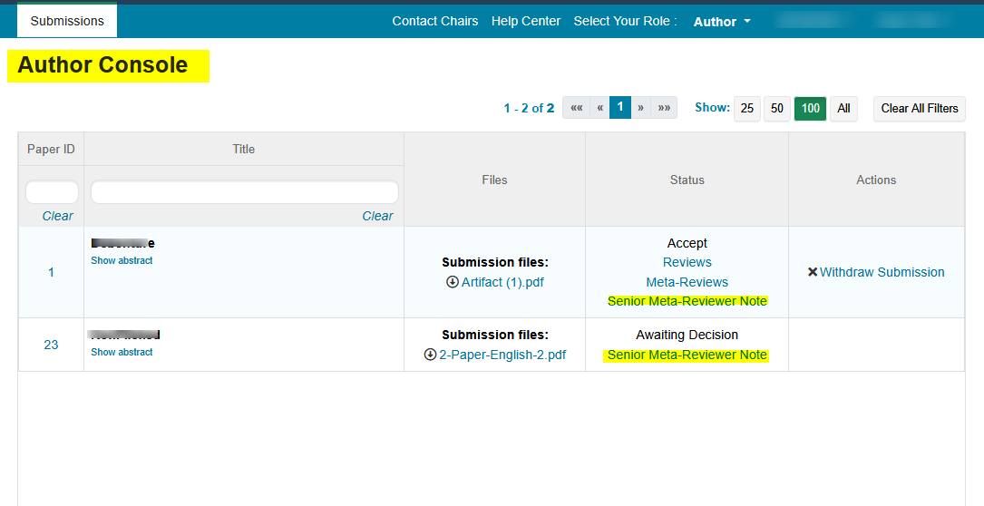 Senior Meta-Reviewer Note