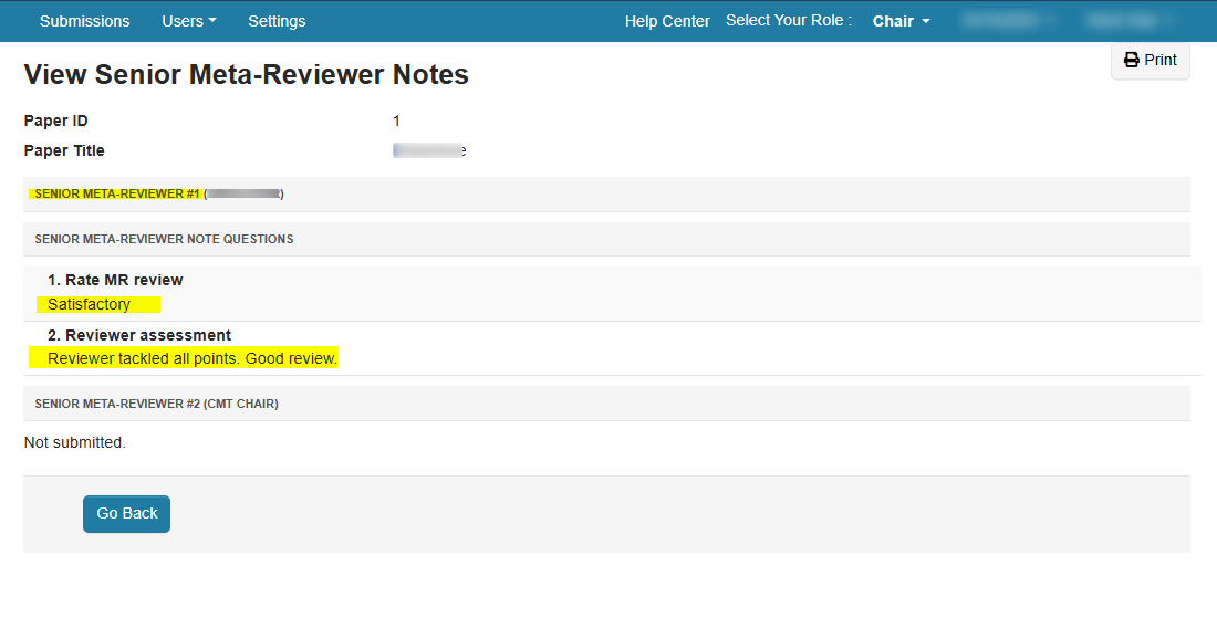 Senior Meta-Reviewer Note