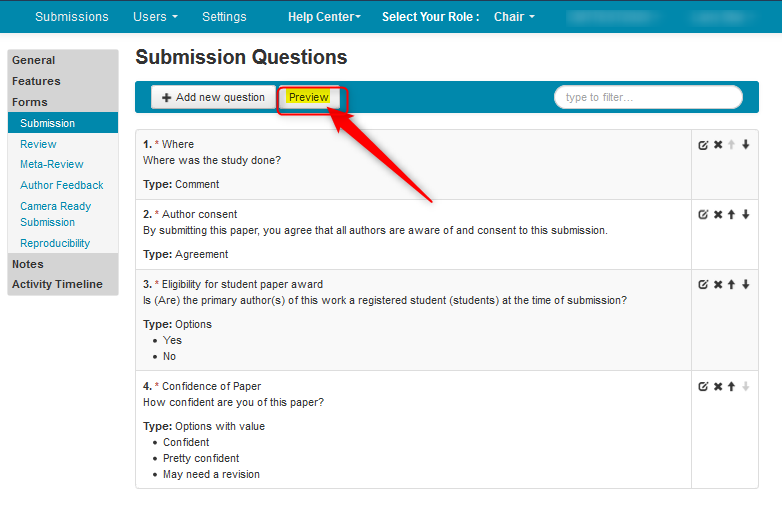 Submission Questions