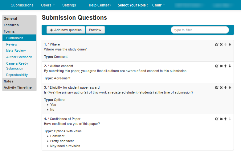 Submission Questions