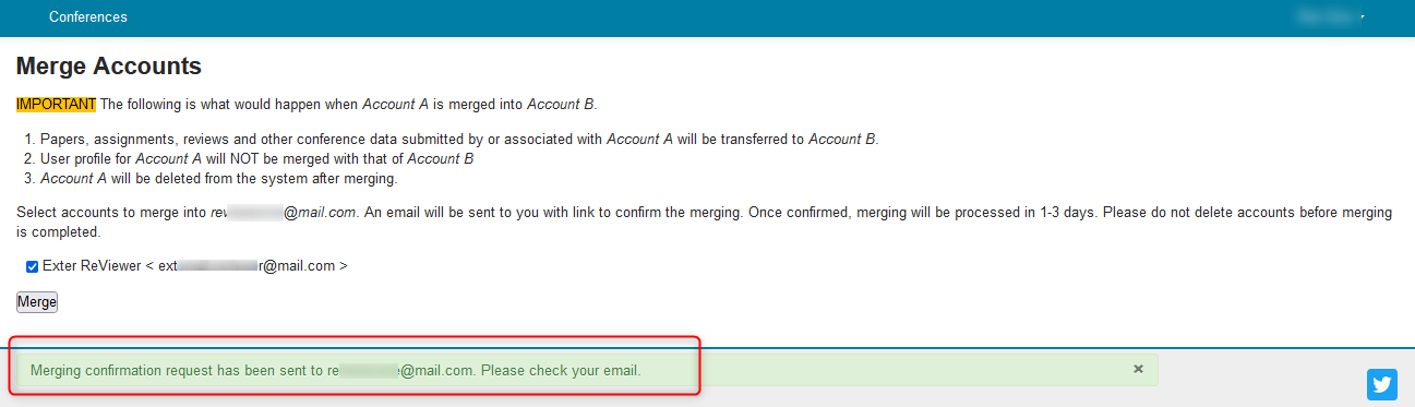 Chair How To Merge Accounts Microsoft Conference Management Toolkit Documentation 0975