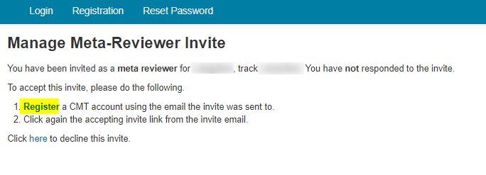 Meta-Reviewer Accept Invite