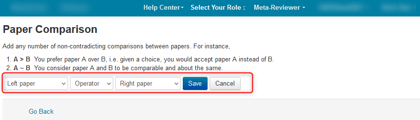 Meta-Review Compare Papers