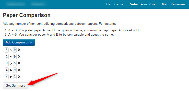 Meta-Review Compare Papers