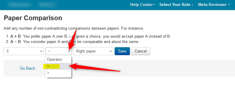 Meta-Review Compare Papers