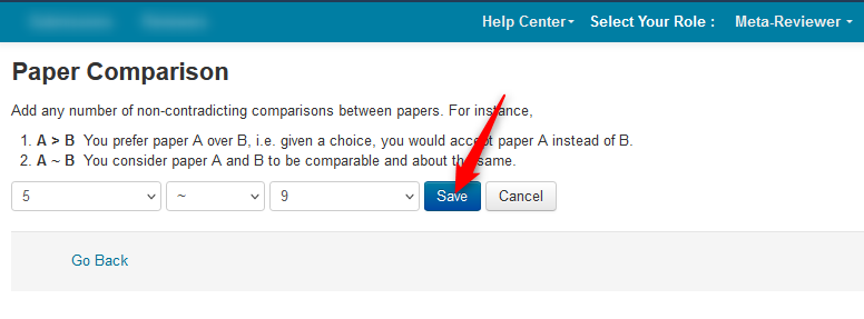 Meta-Review Compare Papers