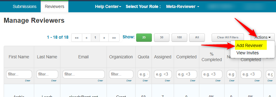 Meta-Reviewer Assigning Reviewer