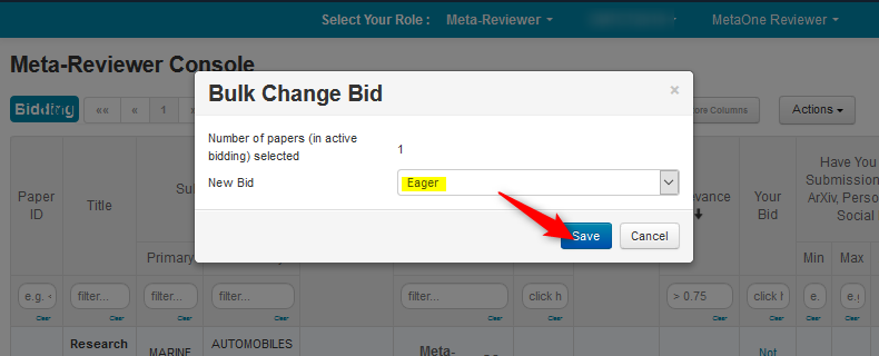 Meta-Reviewer Bidding