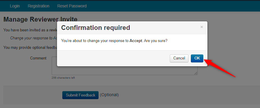 Reviewer Accept Invite