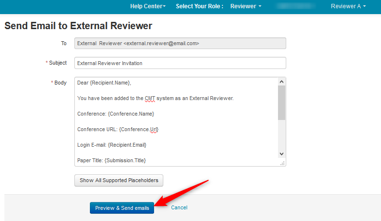 Add External Reviewer