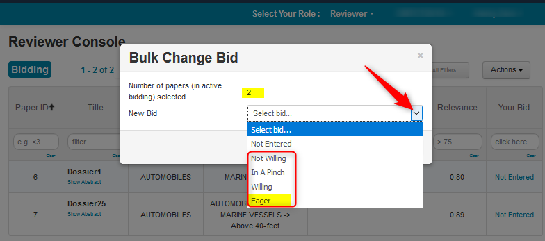 Reviewer Bidding