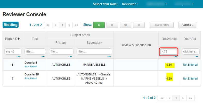 Reviewer Bidding