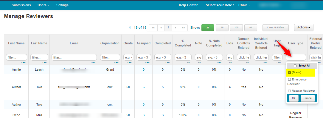 Add Emergency Reviewers